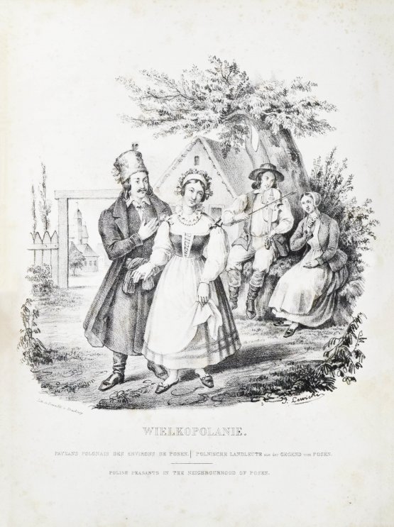 Антикварная книга Зенкович, Л. Костюмы народа Польши. Les Costumes de la Peuple Polonais