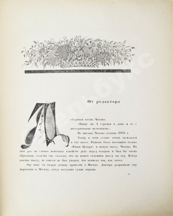 Антикварная книга Эфрос, Н.Е. «Вишнёвый сад». Пьеса А.П. Чехова в постановке Московского художественного театра