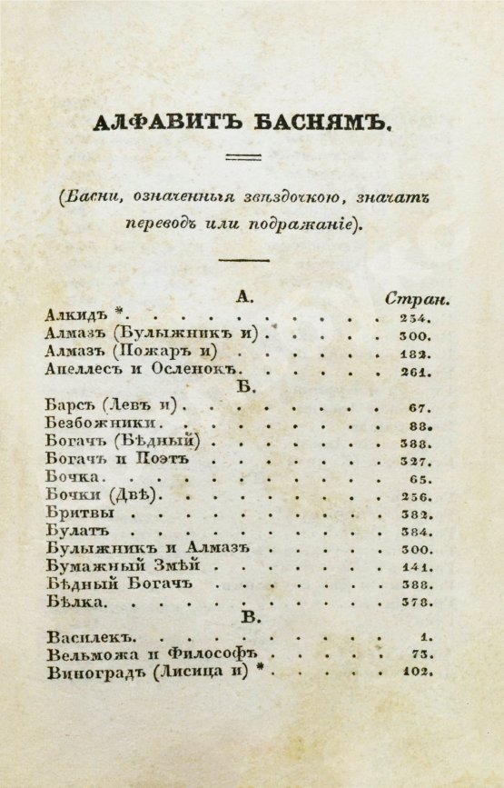 Первое/Прижизненное издание Крылов, И.А. Басни Ивана Крылова в восьми книгах