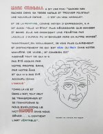 [автограф Марка Шагала] Raboff, E. Marc Chagall. L'art pour les enfants