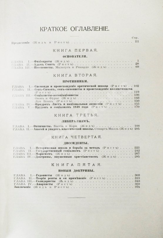 Антикварная книга Жид, Ш. История экономических учений
