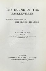 Conan Doyle, A. The Hound of the Baskervilles. Первое издание