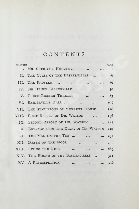Первое/Прижизненное издание Conan Doyle, A. The Hound of the Baskervilles. Первое издание
