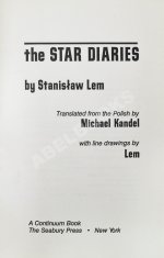 Lem, S. The Star Diaries. Первое американское издание