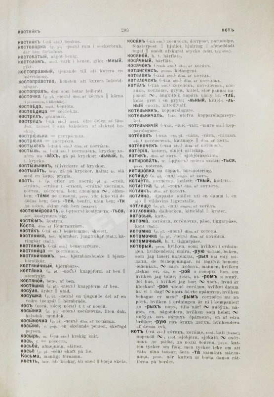 Rysk-Svensk Ordbok. Русско-шведский словарь