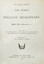 Shakespeare, W. The works of William Shakespeare