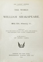 Shakespeare, W. The works of William Shakespeare