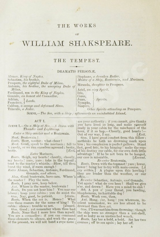 Антикварная книга Shakespeare, W. The works of William Shakespeare