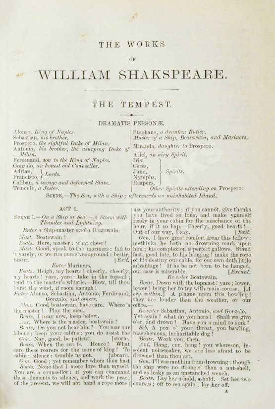 Антикварная книга Shakespeare, W. The works of William Shakespeare