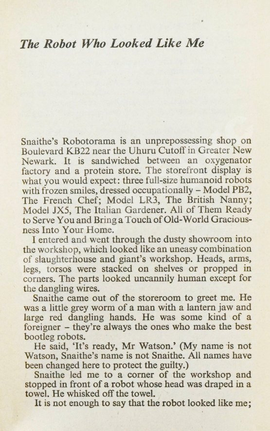 Антикварная книга Sheckley, R. The Robot Who Looked Like Me. Первое издание