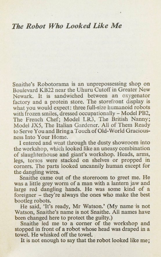 Антикварная книга Sheckley, R. The Robot Who Looked Like Me. Первое издание Антикварная книга Sheckley, R. The Robot Who Looked Like Me. Первое издание