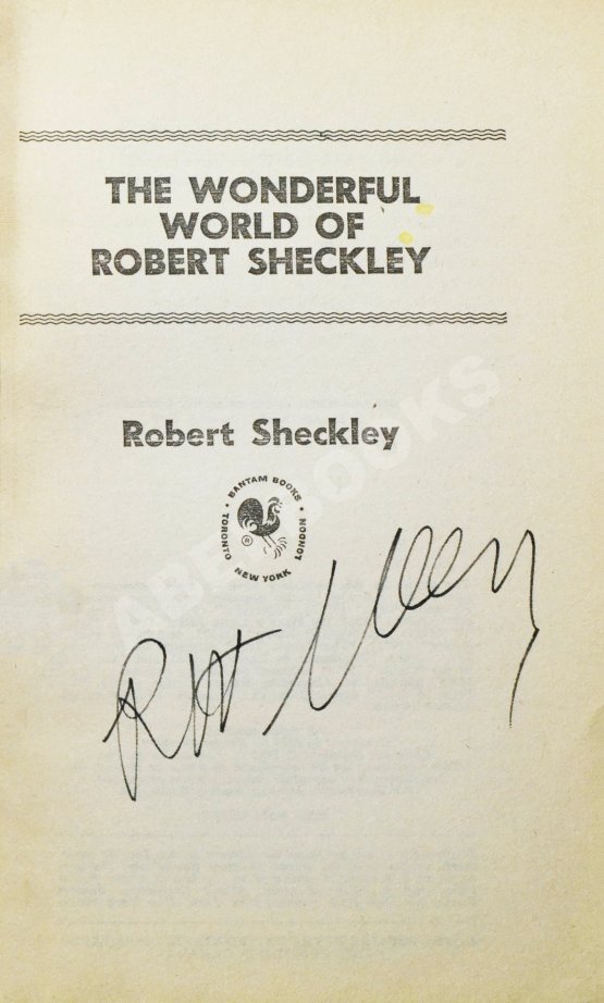 Первое/Прижизненное издание Sheckley, R. [автограф] The Wonderful World of Robert Sheckley. Первое издание