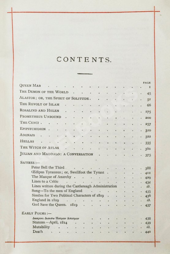 Антикварная книга Shelley, P.B. The Poetical of Percy Bysshe Shelley