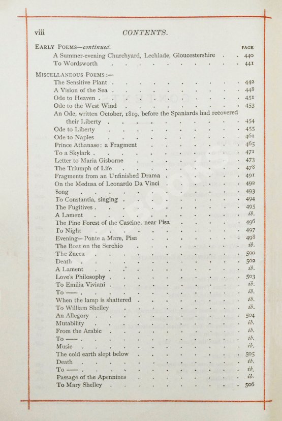 Антикварная книга Shelley, P.B. The Poetical of Percy Bysshe Shelley