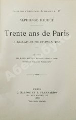 Daudet, A. Rente ans de Paris