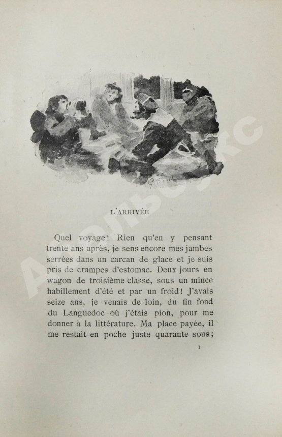 Антикварная книга Daudet, A. Rente ans de Paris