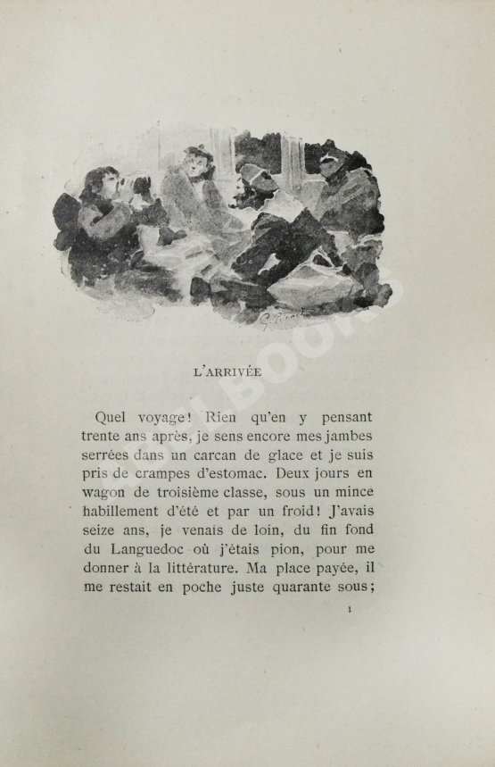 Антикварная книга Daudet, A. Rente ans de Paris