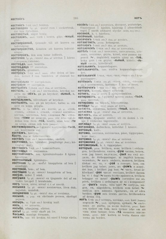 Rysk-Svensk Ordbok. Русско-шведский словарь