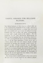 Ritchie, W. Useful strokes for billiard players