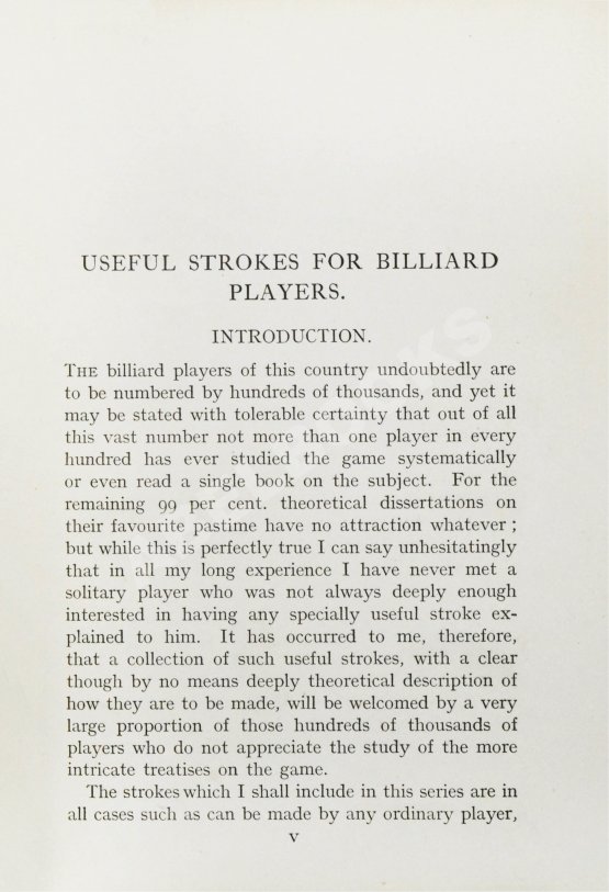 Антикварная книга Ritchie, W. Useful strokes for billiard players