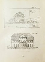 Дачная архитектура за границей. Фасады и планы каменных и деревянных построек в новых стилях