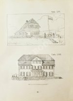 Дачная архитектура за границей. Фасады и планы каменных и деревянных построек в новых стилях