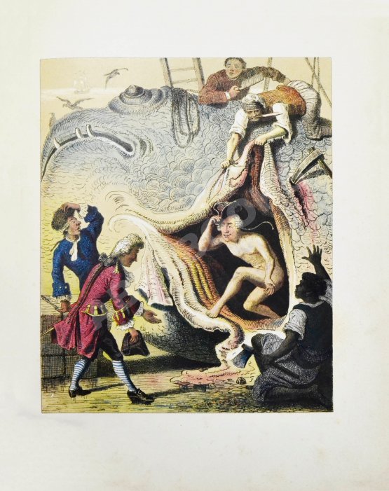 Антикварная книга Распе, Р.Э. Приключения барона Мюнхгаузена