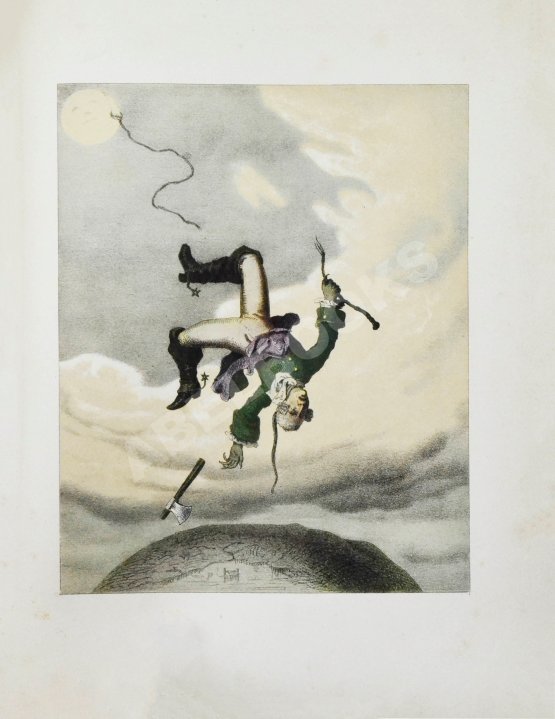 Антикварная книга Распе, Р.Э. Приключения барона Мюнхгаузена