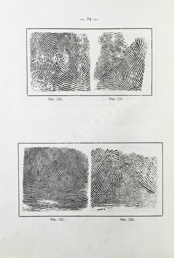 Антикварная книга Семёновский, П.С. Дактилоскопия как метод регистрации