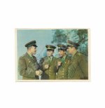 [автографы космонавтов Юрия Гагарина, Германа Титова, Павла Поповича и Андрияна Николаева]