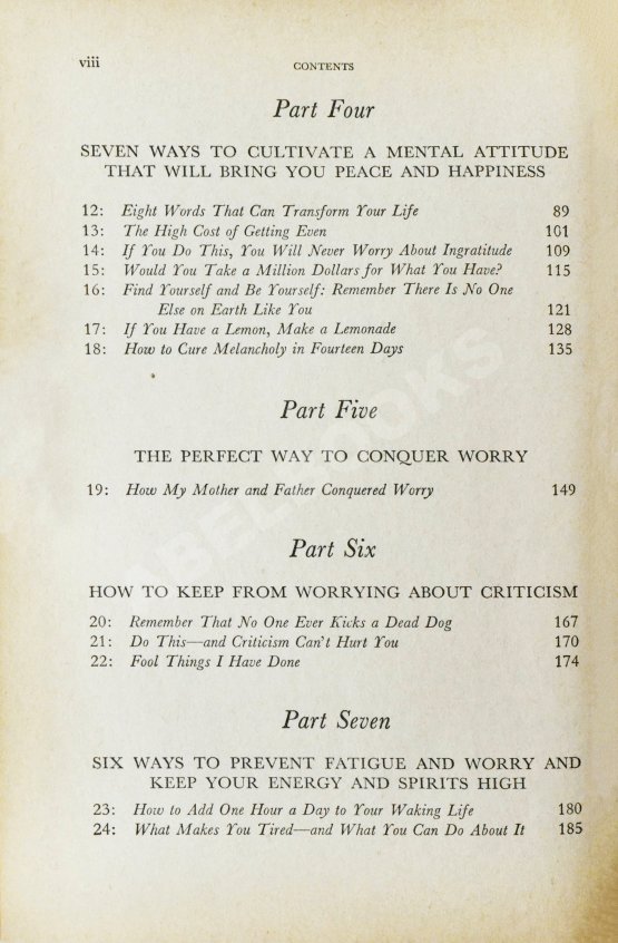 Антикварная книга Carnegie, D. How to Stop Worrying and Start Living