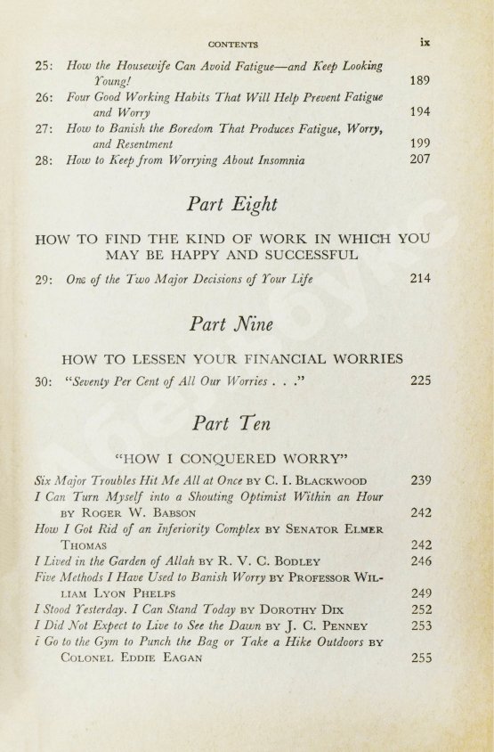 Антикварная книга Carnegie, D. How to Stop Worrying and Start Living