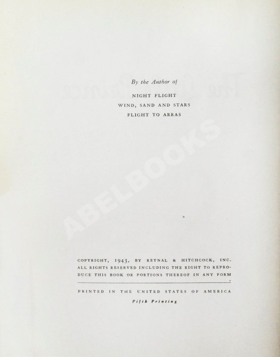 Первое/Прижизненное издание Saint-Exupéry, A. The Little Prince