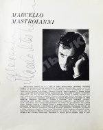 [автограф Марчелло Мастроянни]