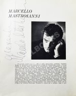 [автограф Марчелло Мастроянни]