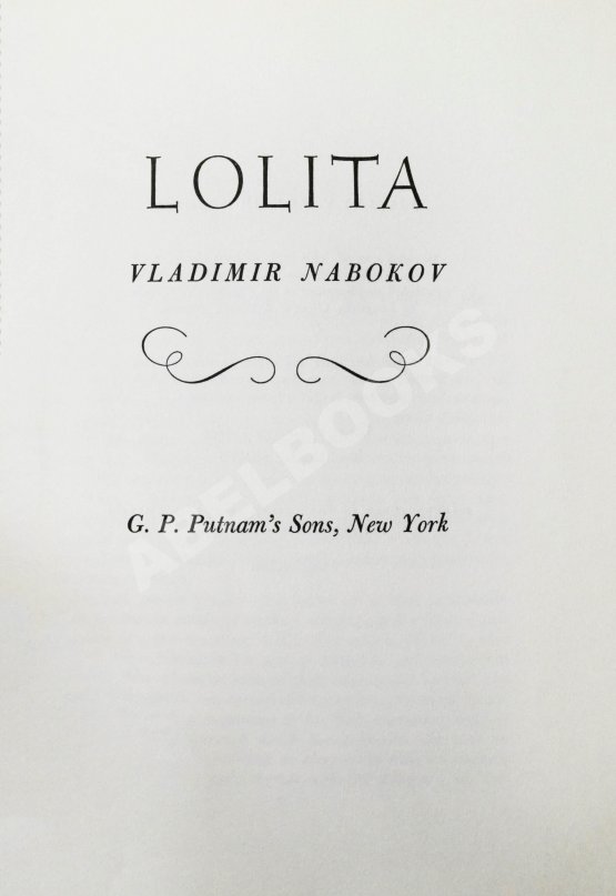 Первое/Прижизненное издание Nabokov, V. Lolita
