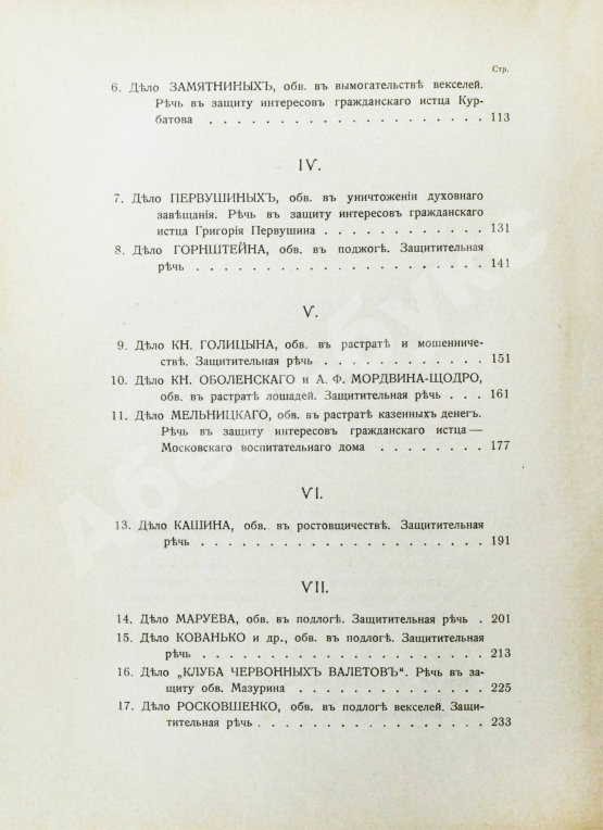 Антикварная книга Плевако, Ф.Н. Речи