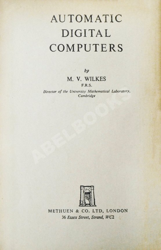 Антикварная книга Уилкс, М.В. Автоматические цифровые вычислительные машины