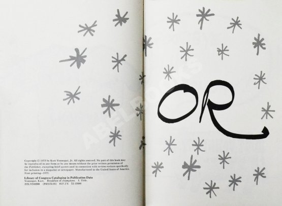 Первое/Прижизненное издание Vonnegut, K. Breakfast of Champions. Первое издание