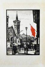 Казакевич, Э.Г. [автограф] Дом на площади. Первое издание