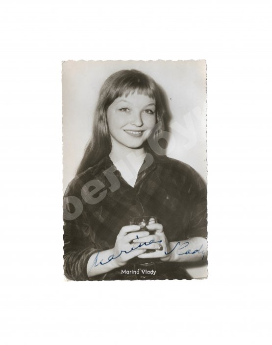 Марина Влади [автограф]