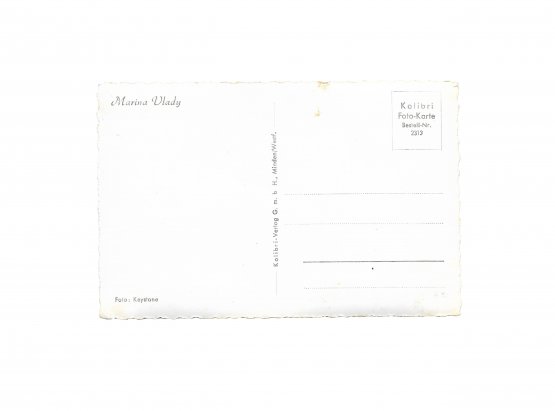 Марина Влади [автограф]