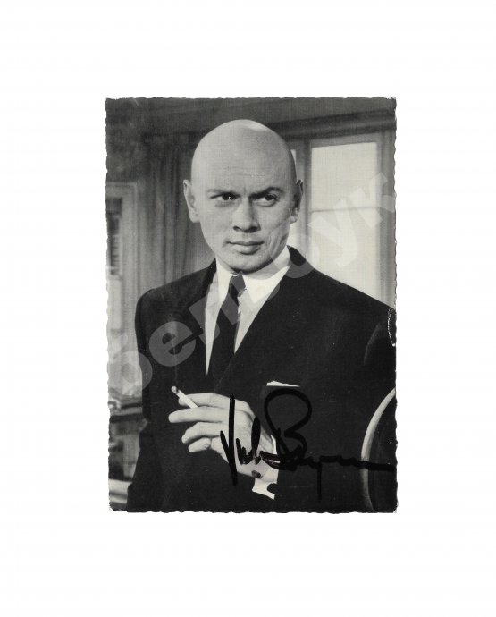 Юл Бриннер [автограф]