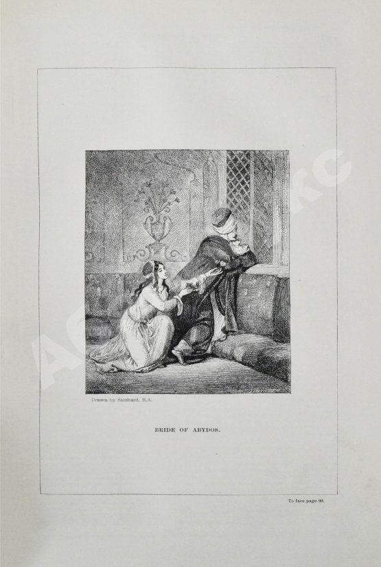 Антикварная книга Byron, G.G. The poetical works of Lord Byron