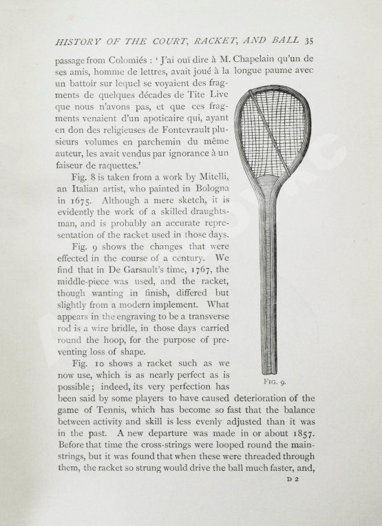 Антикварная книга Heathcote, J.M. Tennis. Lawn tennis. Rackets. Fives. Хиткоут, Дж.М. Теннис. Лаун-теннис. Ракетки. Пятёрки