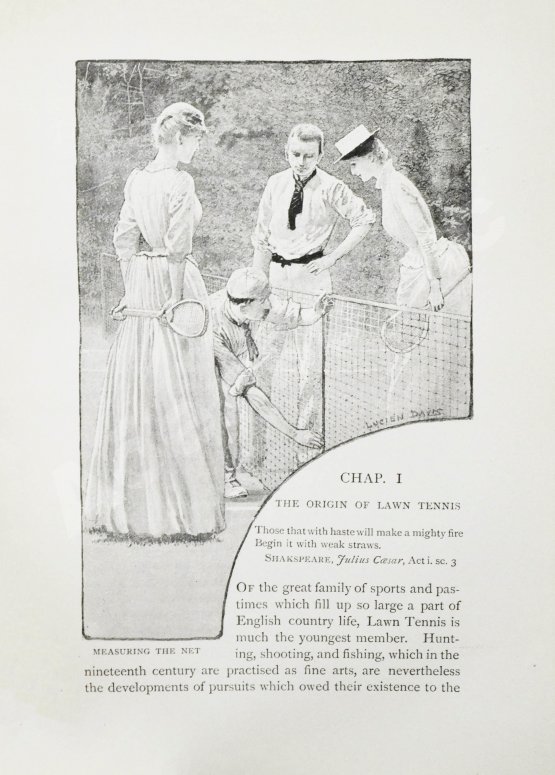 Антикварная книга Heathcote, J.M. Tennis. Lawn tennis. Rackets. Fives. Хиткоут, Дж.М. Теннис. Лаун-теннис. Ракетки. Пятёрки