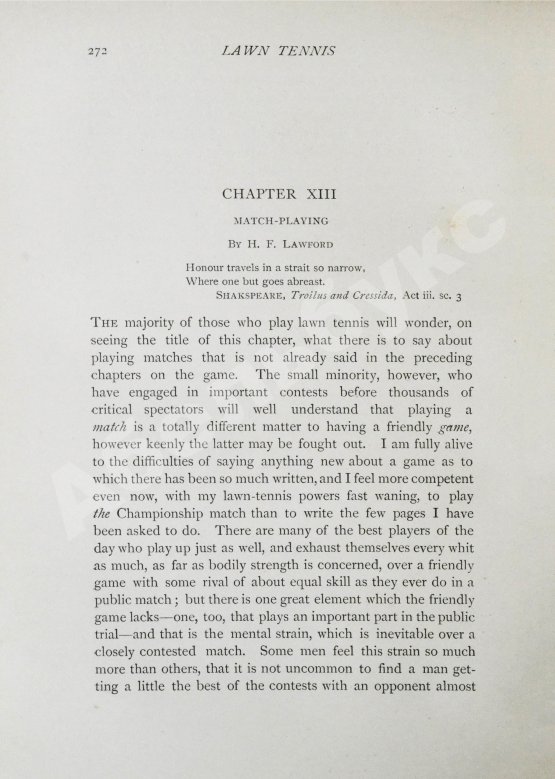 Антикварная книга Heathcote, J.M. Tennis. Lawn tennis. Rackets. Fives. Хиткоут, Дж.М. Теннис. Лаун-теннис. Ракетки. Пятёрки