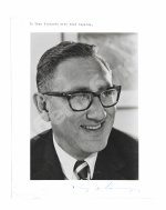 Генри Киссинджер [автограф] Фотография с подписью Госсекретаря США