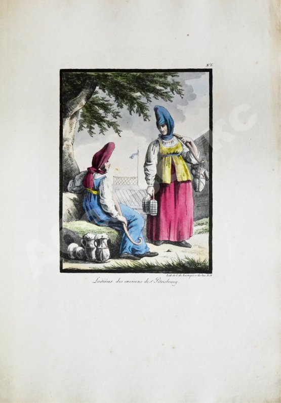Houbigant, A.G. Moeurs et costumes des Russes, Représentes en 50 planches coloriées, exécutées en litographie