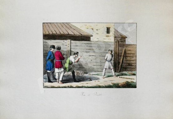 Houbigant, A.G. Moeurs et costumes des Russes, Représentes en 50 planches coloriées, exécutées en litographie
